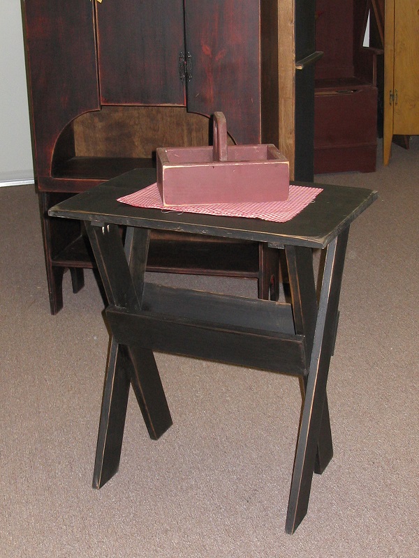 Saw Buck End Table